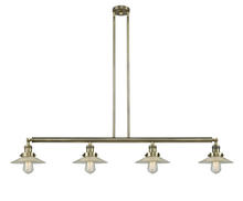  214-AB-G2 - Halophane - 4 Light - 53 inch - Antique Brass - Stem Hung - Island Light