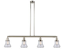  214-PN-G192 - Bellmont - 4 Light - 51 inch - Polished Nickel - Stem Hung - Island Light