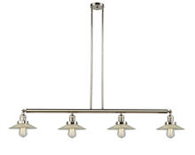  214-PN-G2 - Halophane - 4 Light - 53 inch - Polished Nickel - Stem Hung - Island Light