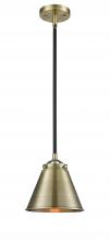  284-1S-BAB-M13-AB - Appalachian - 1 Light - 8 inch - Black Antique Brass - Cord hung - Mini Pendant