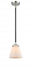  284-1S-BPN-G61 - Cone - 1 Light - 6 inch - Black Polished Nickel - Cord hung - Mini Pendant