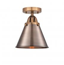  288-1C-AC-M13-AC-LED - Appalachian - 1 Light - 8 inch - Antique Copper - Semi-Flush Mount