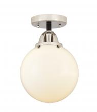 Innovations Lighting 288-1C-BPN-G201-8-LED - Beacon - 1 Light - 8 inch - Black Polished Nickel - Semi-Flush Mount