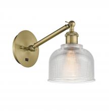 Innovations Lighting 317-1W-AB-G412-LED - Dayton - 1 Light - 6 inch - Antique Brass - Sconce