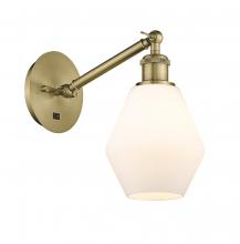  317-1W-AB-G651-6-LED - Cindyrella - 1 Light - 6 inch - Antique Brass - Sconce