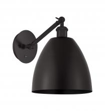  317-1W-BK-MBD-9-BK - Bristol - 1 Light - 9 inch - Matte Black - Sconce