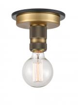  431-1F-BBB-LED - Aurora - 1 Light - 2 inch - Black Brushed Brass - Flush Mount