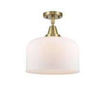Innovations Lighting 447-1C-AB-G71-L-LED - Bell - 1 Light - 12 inch - Antique Brass - Semi-Flush Mount