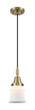 Innovations Lighting 447-1P-AB-G181S - Canton - 1 Light - 7 inch - Antique Brass - Mini Pendant