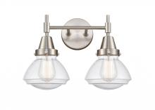  447-2W-SN-G324-LED - Olean - 2 Light - 16 inch - Satin Nickel - Bath Vanity Light