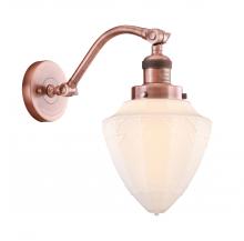  515-1W-AC-G661-7 - Bullet - 1 Light - 7 inch - Antique Copper - Sconce