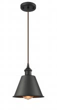  516-1P-OB-M8-LED - Smithfield - 1 Light - 7 inch - Oil Rubbed Bronze - Cord hung - Mini Pendant