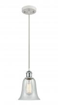  516-1P-WPC-G2812-LED - Hanover - 1 Light - 6 inch - White Polished Chrome - Cord hung - Mini Pendant