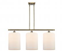  516-3I-AB-G111-L - Cobbleskill - 3 Light - 36 inch - Antique Brass - Cord hung - Island Light