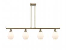 Innovations Lighting 516-4I-AB-G651-6-LED - Cindyrella - 4 Light - 48 inch - Antique Brass - Cord hung - Island Light