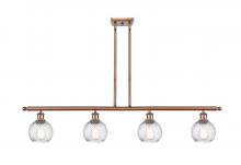 Innovations Lighting 516-4I-AC-G1214-6 - Small Twisted Swirl 4 Light Island Light part of the Ballston Collection