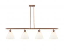  516-4I-AC-GBD-751-LED - Bristol - 4 Light - 48 inch - Antique Copper - Cord hung - Island Light