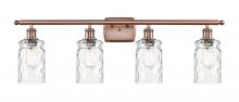  516-4W-AC-G352 - Candor - 4 Light - 35 inch - Antique Copper - Bath Vanity Light