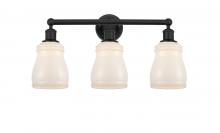  616-3W-BK-G391 - Ellery - 3 Light - 23 inch - Matte Black - Bath Vanity Light