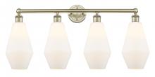  616-4W-AB-G651-7 - Cindyrella - 4 Light - 34 inch - Antique Brass - Bath Vanity Light