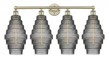  616-4W-AB-G673-8 - Cascade - 4 Light - 35 inch - Antique Brass - Bath Vanity Light