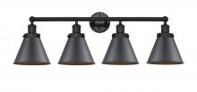  616-4W-BK-M13-BK - Appalachian - 4 Light - 35 inch - Matte Black - Bath Vanity Light