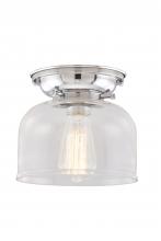  623-1F-PC-G72 - Bell - 1 Light - 8 inch - Polished Chrome - Flush Mount