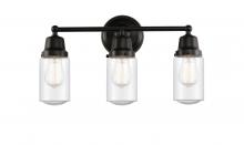  623-3W-BK-G314 - Dover - 3 Light - 21 inch - Matte Black - Bath Vanity Light