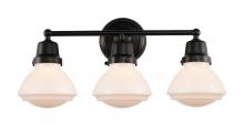  623-3W-BK-G321 - Olean - 3 Light - 23 inch - Matte Black - Bath Vanity Light