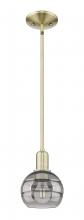 Innovations Lighting 716-1S-AB-G556-6SM - Rochester - 1 Light - 6 inch - Antique Brass - Stem hung - Mini Pendant