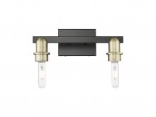 Innovations Lighting 716-2W-BAB - Arcadia - 2 Light - 14 inch - Black Antique Brass - Bath Vanity Light