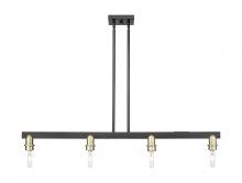 Innovations Lighting 716-4I-BAB - Arcadia - 4 Light - 46 inch - Black Antique Brass - Linear Pendant