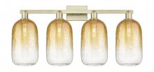 Innovations Lighting 716-4W-AB-G482-7AM - Brookhaven Cloche - 4 Light - 36 inch - Antique Brass - Bath Vanity Light