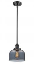  916-1S-BK-G73-LED - Bell - 1 Light - 8 inch - Matte Black - Mini Pendant