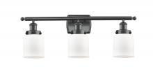  916-3W-BK-G51-LED - Bell - 3 Light - 26 inch - Matte Black - Bath Vanity Light