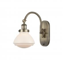  918-1W-AB-G321-LED - Olean - 1 Light - 7 inch - Antique Brass - Sconce