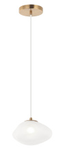 Matteo Lighting C60201AG - Melo Aged Gold Brass Pendant