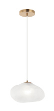 Matteo Lighting C60211AG - Melo Aged Gold Brass Pendant