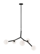 Matteo Lighting C81515BKOP - Rami Black Pendant