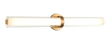 Matteo Lighting S03530AG - Satchie Aged Gold Brass Wall Sconce