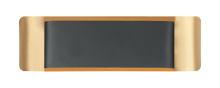 Matteo Lighting S10518MBAG - Kumilo Matte Black + Aged Gold Brass Wall Sconce