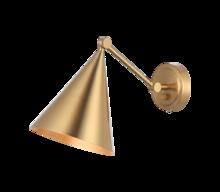 Matteo Lighting S16511AG - Pearson Aged Gold Brass Wall Sconce