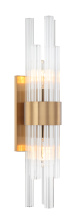 Matteo Lighting W66912AG - Kellan Aged Gold Brass Wall Sconce