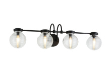 Matteo Lighting W84004MBCL - Ridge Matte Black Wall Sconce