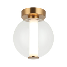 Matteo Lighting WX69611AGCL - Belange Aged Gold Brass Wall Sconce / Ceiling Mount