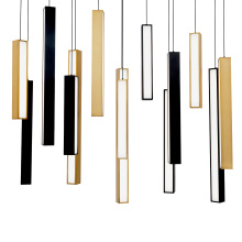 Modern Forms Online PD-64823L-BK/AB-BK - Chaos Multilight Pendant Light