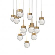 Modern Forms Online PD-82013S-AB - Double Bubble Multilight Pendant Light