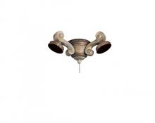  K36-AP - Three Light Antique Pecan Fan Light Kit