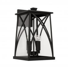  946541BK - 4 Light Outdoor Wall Lantern