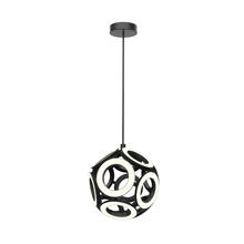  CH51825-BK - Magellan 25-in Black LED Chandelier